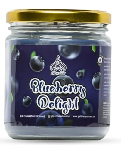Candle Smoke Out Odor Eliminator 13oz Blueberry Delight