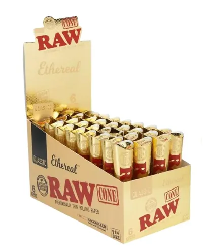 Raw- Ethereal Cones 6-Pack 1 1/4