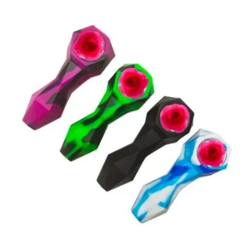 Silicone Diamond Pipe (Any Colour)