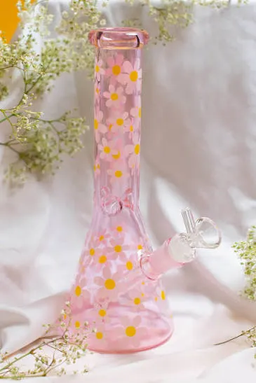 Pink Daisy Bong