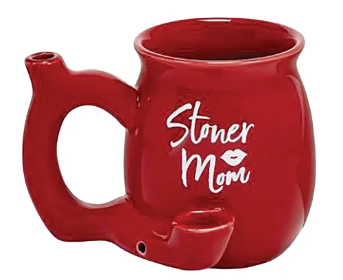Premium Roast & Toast Ceramic Mug w/ Pipe