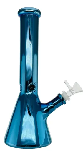 123- Metallic Blue 14mm Bong