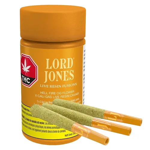 LORD JONES HELL FIRE X CALI GAS FORT INFUSED PR 3x0.5g LORD JONES HELL FIRE X CALI GAS FORT INFUSED PR 3x0.5g