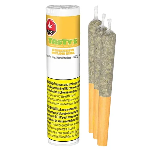 TASTY'S- HoneyDew Diamond Infused PR 3x0.5g TASTY'S- HoneyDew Diamond Infused PR 3x0.5g