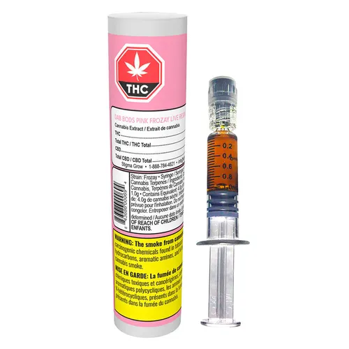 DAB BODS-Pink Frozay Live Resin Dab Syringe 1g DAB BODS-Pink Frozay Live Resin Dab Syringe 1g