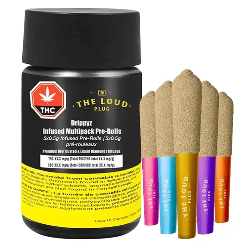 THE LOUG PLUG Drippyz Multipack Liquid Diamond + Kief Coated PR 5x0.5g THE LOUG PLUG Drippyz Multipack Liquid Diamond + Kief Coated PR 5x0.5g