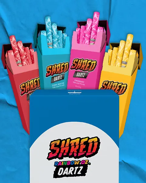 SHRED- RAINBOW DARTZ Variety pack PR 70x0.4g SHRED- RAINBOW DARTZ Variety pack PR 70x0.4g