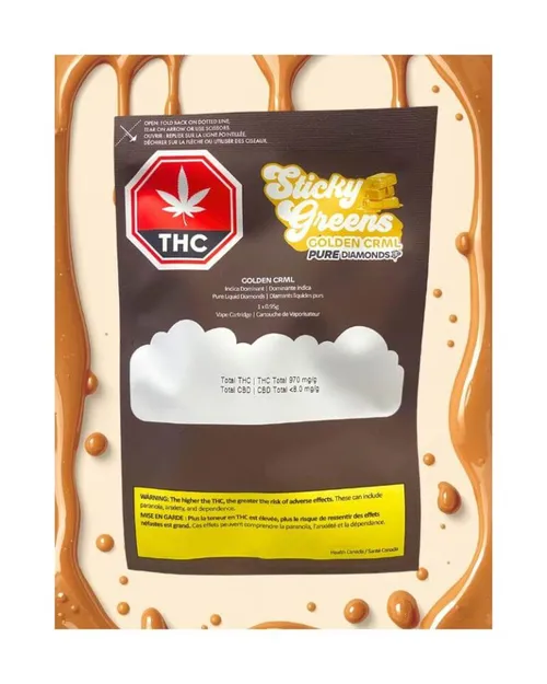 Golden CRML Liquid Diamond 0.95g Prefilled Vape Cartridge Golden CRML Liquid Diamond 0.95g Prefilled Vape Cartridge