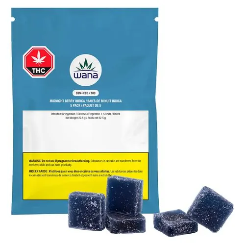 Classic Midnight Berry Indica CBN/CBD 5 x 4.5g Soft Chews Classic Midnight Berry Indica CBN/CBD 5 x 4.5g Soft Chews