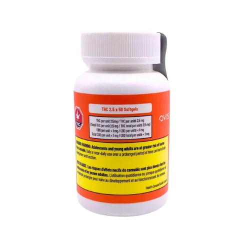 THC 2.5 x 50 Softgels THC 2.5 x 50 Softgels