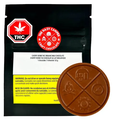 Cherry Bomb THC Organic Milk Chocolate Cherry Bomb THC Organic Milk Chocolate