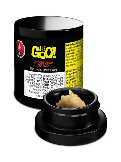The Goo! IT CAME FROM THE KUSH 1g Live Rosin The Goo! IT CAME FROM THE KUSH 1g Live Rosin