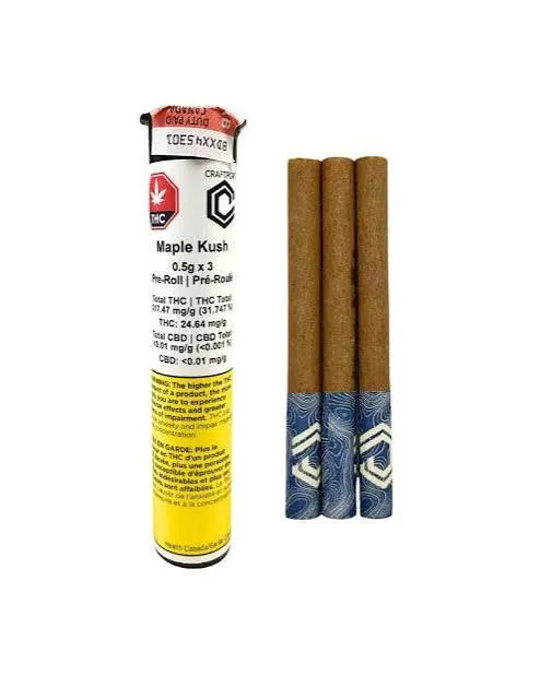 Maple Kush 3 x 0.5g Blunts