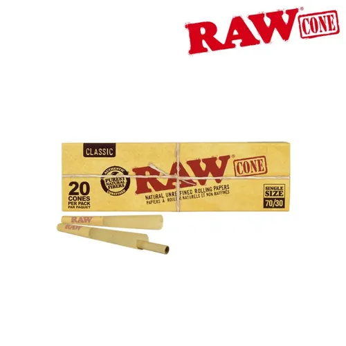 RAW Classic Pre-Rolled Cones - 20/Pack