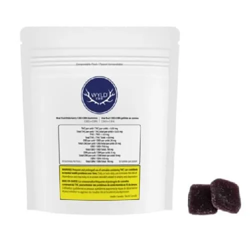Real Fruit Elderberry 750mg CBD : 150mg CBN 30-Pack Gummies Real Fruit Elderberry 750mg CBD : 150mg CBN 30-Pack Gummies