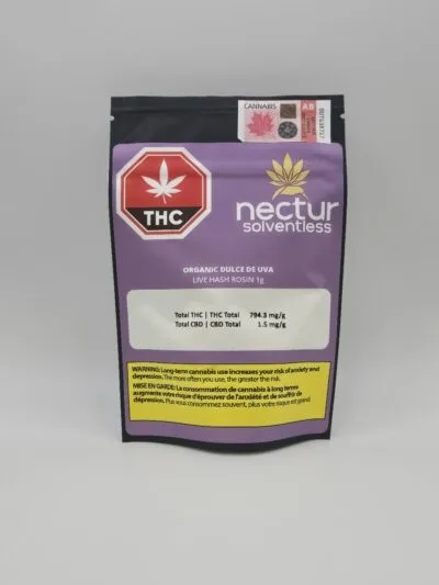 Organic Dulce De Uva Hash Rosin
