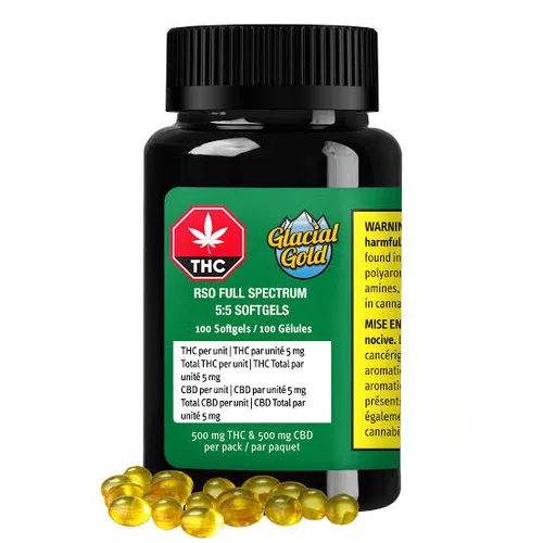RSO Full Spectrum 5:5 Softgels RSO Full Spectrum 5:5 Softgels