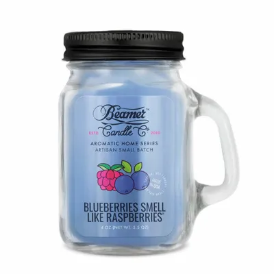 Smoke Killer Candle - Blueberries Smell like Raspberries - 4oz