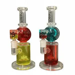 9 Cheech Double Color Bong with Perc
