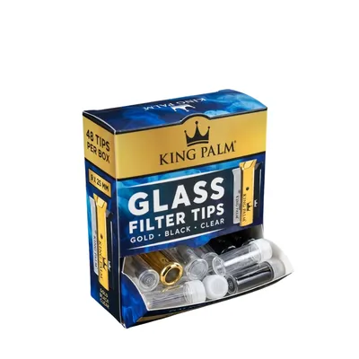 King Palm Glass Filter Tips