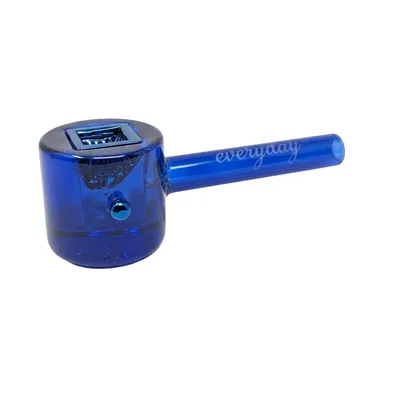 Everyday Electroplated Cylinder Hand Pipe (Blue)