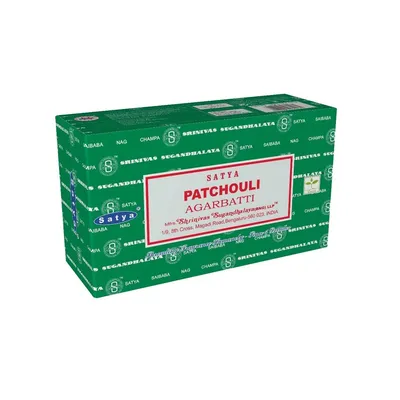 Satya Incense - Natural Patchouli - 12 pack