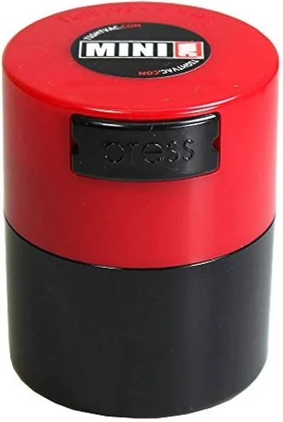 Tightvac 5g Storage Container (Black Body/Red Cap)
