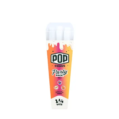 Pop Cones 1 1/4 Ultra Thin Mixed Party Pack 2.0 Pre-rolled Cones