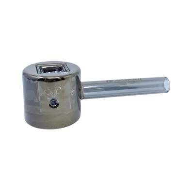 Everyday Electroplated Cylinder Hand Pipe (Smoke)