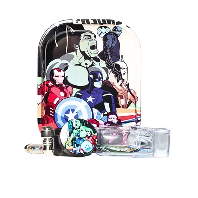4-Piece Wacky Smoking Kit (Avengers)
