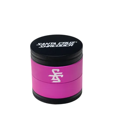 Santa Cruz Shredder 4pc Medium Split Series Matte Grinder (Pink & Black)