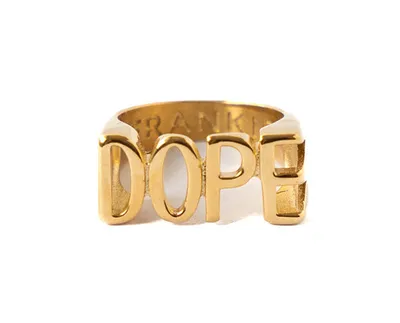 DOPE Ring - Gold, Size 7