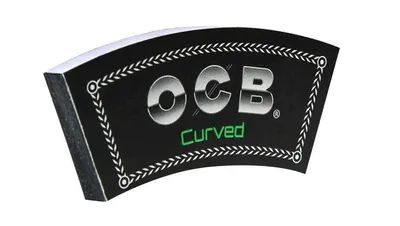 OCB Black Premium Curved Filter Tips