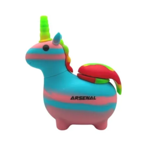 6" Cute Unicorn Silicone Water Pipe