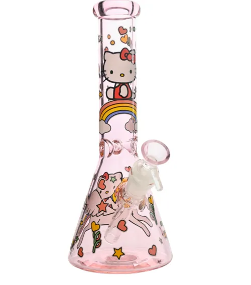 10" 5mm Sunshine Dreams Kitty Bong