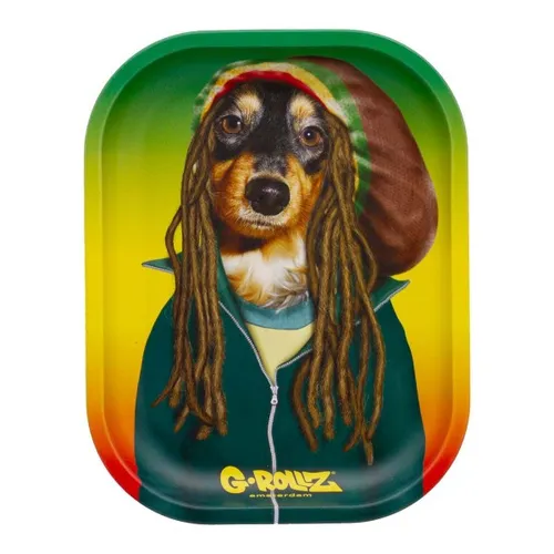 G-Rollz Pets Rock 'Reggae' Metal Rolling Tray