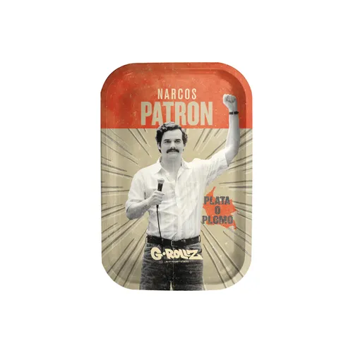 G-Rollz Narcos El Patrón Metal Rolling Tray