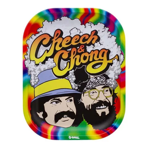 G-Rollz Cheech & Chong Trippy Metal Rolling Tray