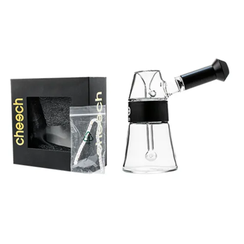 Cheech Metal Wrapped Glass Lantern Bubbler w/ Perc