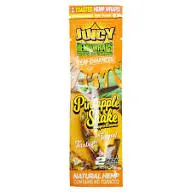 Juicy Terp Enhanced Hemp Wraps Pineapple Shake