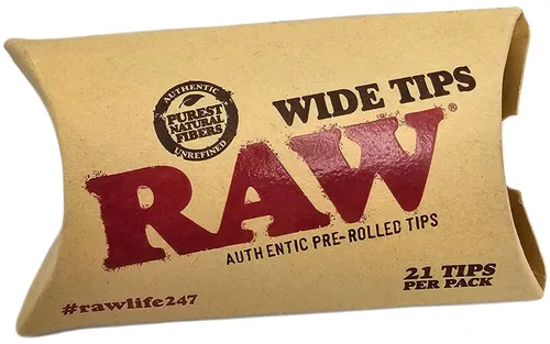 Raw wide filter tips