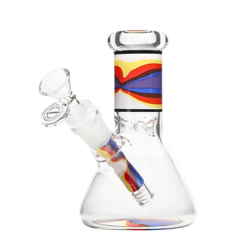 6" 5mm Sunset Wave Beaker
