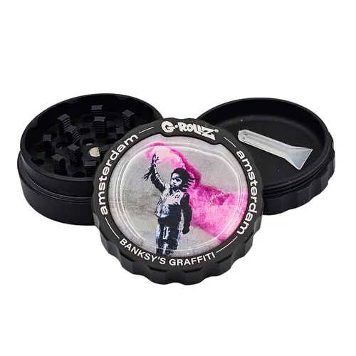 G-Rollz Banksy Graffiti 'Torch Boy' Grinder