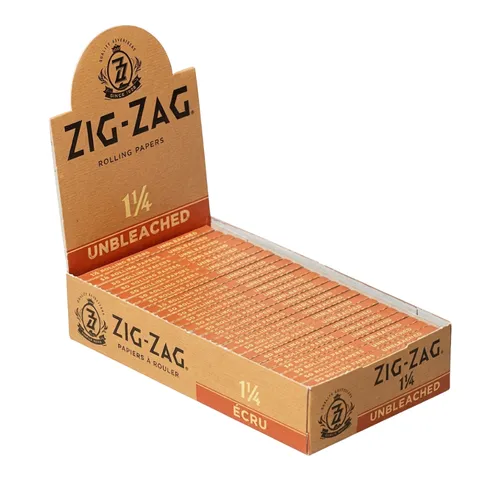 Zig-Zag Unbleached 1 1/4
