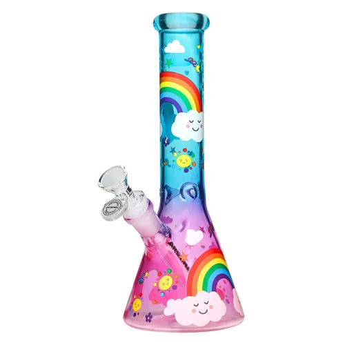 10" 5mm Rainbow Bliss Beaker