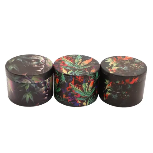 Blaze Leaf 50mm 4-Pc Grinder (ASST)