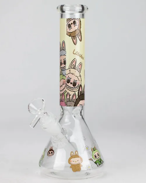 Labubu Glass Beaker Bong 10'