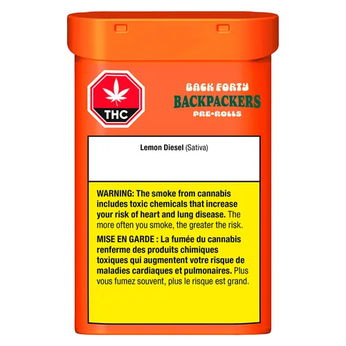 Backpackers Pre-Rolls - Lemon Diesel