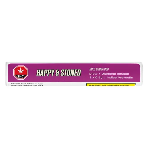 Bold Bubba Pop Disty + Diamond Infused Pre-Rolls Bold Bubba Pop Disty + Diamond Infused Pre-Rolls