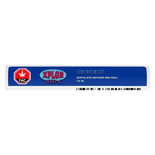 Beast Berry Distillate Infused Pre-Roll Beast Berry Distillate Infused Pre-Roll